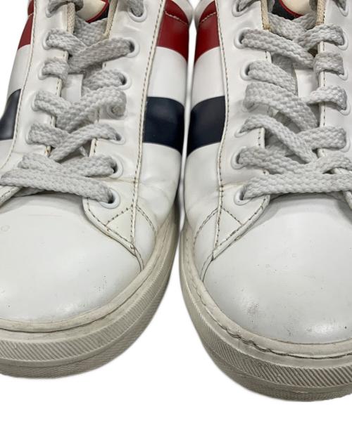 MONCLER（モンクレール）MONCLER (モンクレール) モナコローカットスニーカー ホワイト系 サイズ:41の古着・服飾アイテム