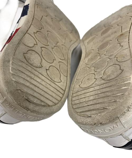 MONCLER（モンクレール）MONCLER (モンクレール) モナコローカットスニーカー ホワイト系 サイズ:41の古着・服飾アイテム