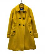 BLUE LABEL CRESTBRIDGEブルーレーベルクレストブリッジ）の古着「ロングコート」｜イエロー