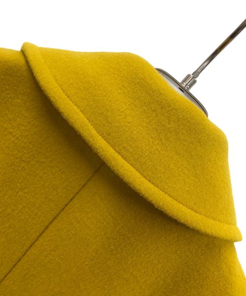 BLUE LABEL CRESTBRIDGE（ブルーレーベルクレストブリッジ）BLUE LABEL CRESTBRIDGE (ブルーレーベルクレストブリッジ) ロングコート イエロー サイズ:40の古着・服飾アイテム