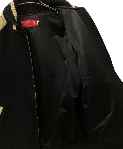 INDIAN MOTORCYCLE（インディアンモーターサイクル）INDIAN MOTORCYCLE (インディアンモーターサイクル) スタジャン ブラック×アイボリー サイズ:40の古着・服飾アイテム