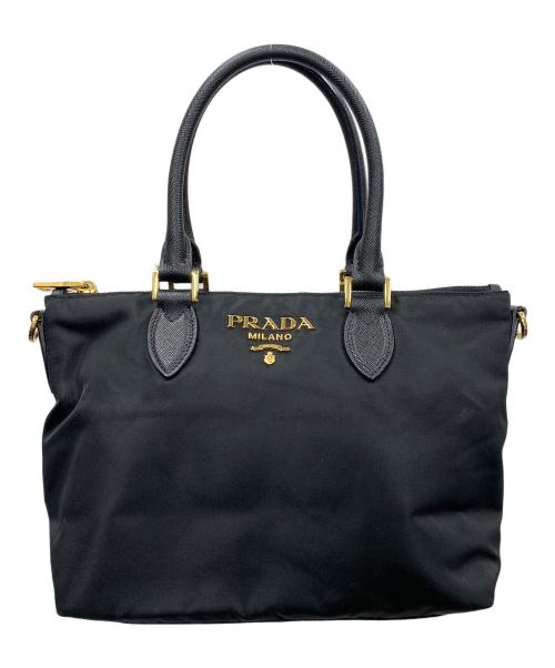 PRADA（プラダ）PRADA (プラダ) 2WAYバッグ ハンドバッグ ショルダーバッグ ブラック サイズ:実寸サイズにてご家訓ください。の古着・服飾アイテム