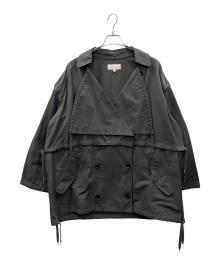 moussy（マウジー）の古着「ジャケット OVER ベスト & SHORT ジャケット」｜ダークグレー