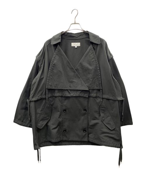 moussy（マウジー）moussy (マウジー) ジャケット OVER ベスト & SHORT ジャケット ダークグレー サイズ:Fの古着・服飾アイテム