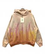 AMBERGLEAMアンバーグリーム）の古着「プルオーバーパーカー」｜ピンク×オレンジ