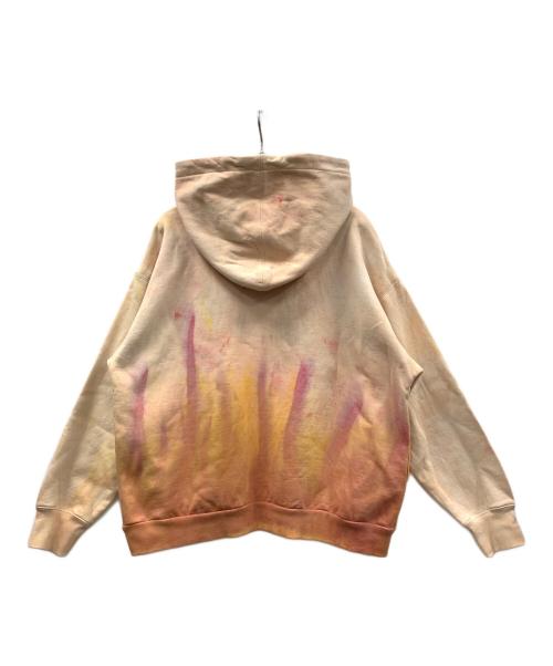 AMBERGLEAM（アンバーグリーム）AMBERGLEAM (アンバーグリーム) プルオーバーパーカー ピンク×オレンジ サイズ:M 未使用品の古着・服飾アイテム