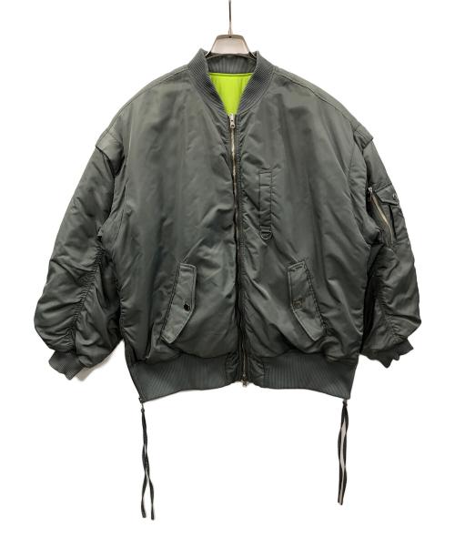 MAISON SPECIAL（メゾンスペシャル）MAISON SPECIAL (メゾンスペシャル) ジャケット リバーシブルナイロンMA-1（エムエー-ワン） グレー サイズ:FREEの古着・服飾アイテム