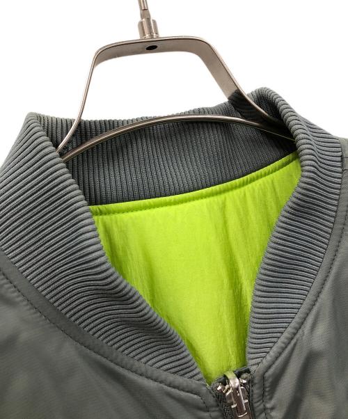 MAISON SPECIAL（メゾンスペシャル）MAISON SPECIAL (メゾンスペシャル) ジャケット リバーシブルナイロンMA-1（エムエー-ワン） グレー サイズ:FREEの古着・服飾アイテム