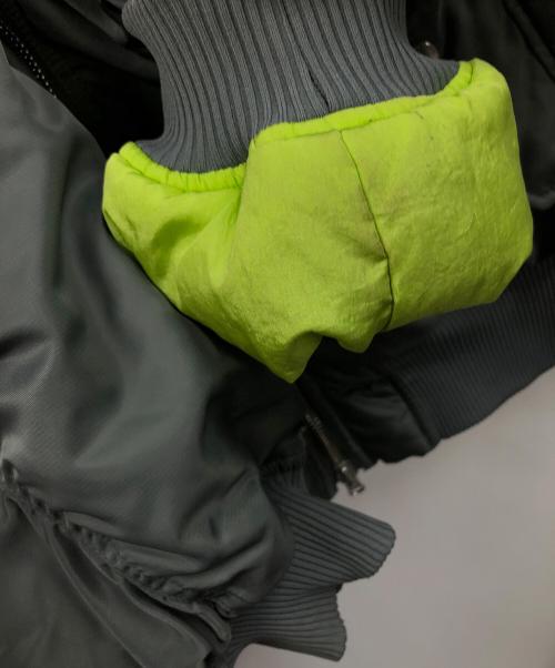 MAISON SPECIAL（メゾンスペシャル）MAISON SPECIAL (メゾンスペシャル) ジャケット リバーシブルナイロンMA-1（エムエー-ワン） グレー サイズ:FREEの古着・服飾アイテム