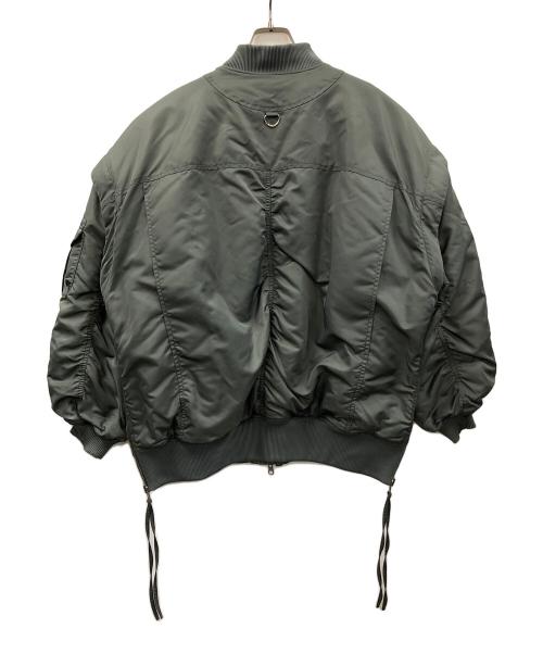 MAISON SPECIAL（メゾンスペシャル）MAISON SPECIAL (メゾンスペシャル) ジャケット リバーシブルナイロンMA-1（エムエー-ワン） グレー サイズ:FREEの古着・服飾アイテム