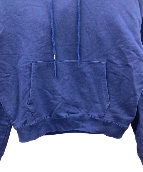 OFFWHITE（オフホワイト）OFFWHITE (オフホワイト) プルオーバーパーカー 	21AW Rubber Arrow Over Hoodie（21AW ラバーアローオーバー） ブルー サイズ:Lの古着・服飾アイテム