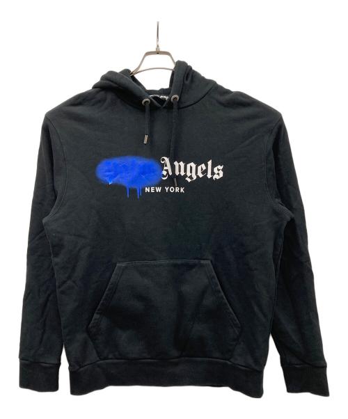Palm Angels（パーム エンジェルス）Palm Angels (パーム エンジェルス) プルオーバーパーカー ブラック サイズ:Mの古着・服飾アイテム