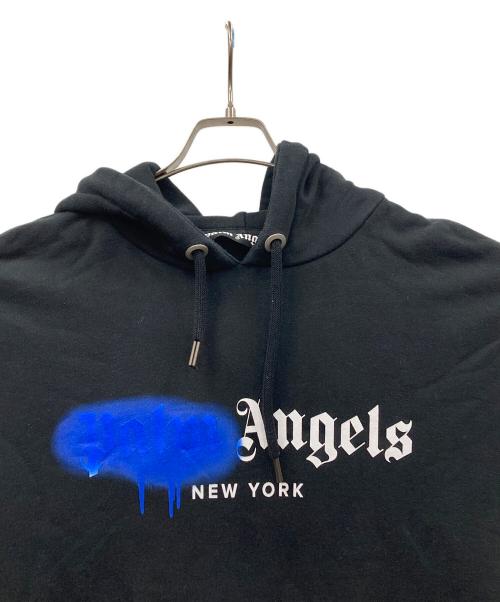 Palm Angels（パーム エンジェルス）Palm Angels (パーム エンジェルス) プルオーバーパーカー ブラック サイズ:Mの古着・服飾アイテム