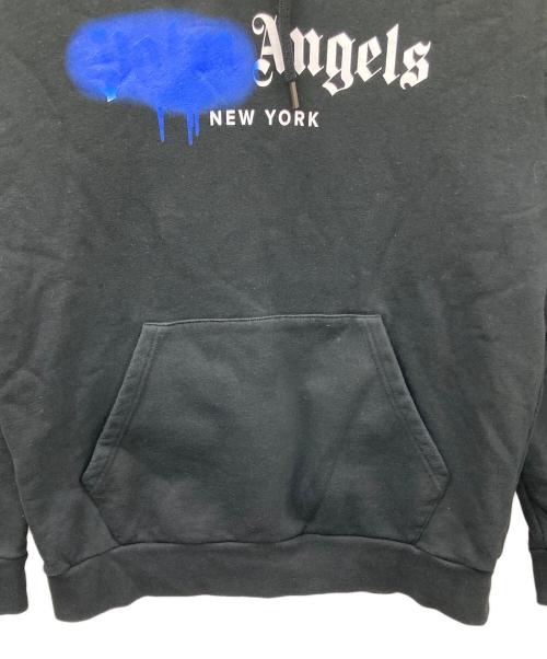 Palm Angels（パーム エンジェルス）Palm Angels (パーム エンジェルス) プルオーバーパーカー ブラック サイズ:Mの古着・服飾アイテム