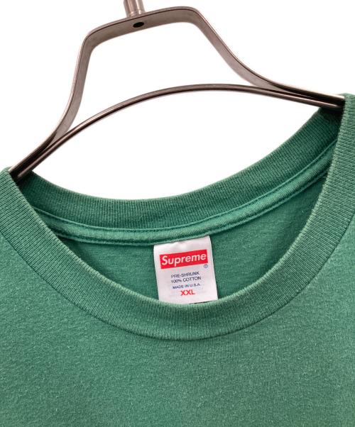 SUPREME（シュプリーム）SUPREME (シュプリーム) 半袖Tシャツ Pinline Tee Light Pine（ピンラインティーライトパイン） グリーン サイズ:XXLの古着・服飾アイテム