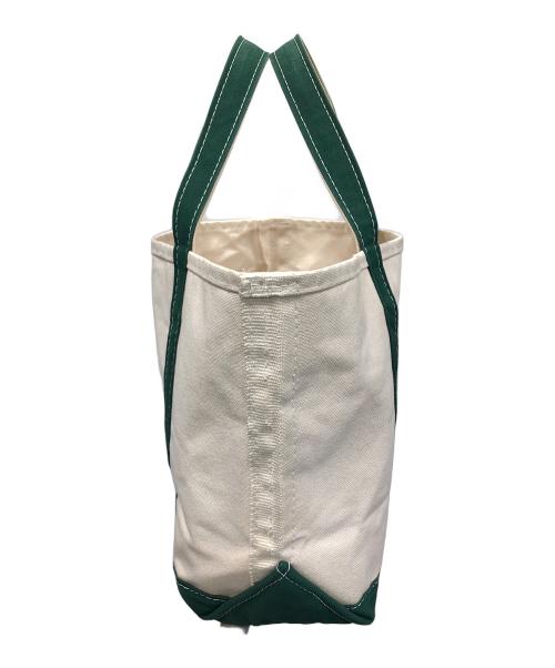L.L.Bean（エルエルビーン）L.L.Bean (エルエルビーン) トートバッグ Boat and Tote Open-Top（ボート アンド トート オープン-トップ） アイボリー×グリーン サイズ:実寸サイズにてご確認下さい。の古着・服飾アイテム