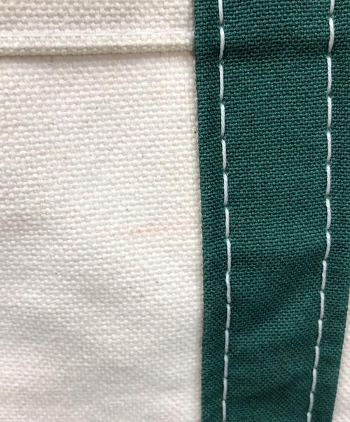 L.L.Bean（エルエルビーン）L.L.Bean (エルエルビーン) トートバッグ Boat and Tote Open-Top（ボート アンド トート オープン-トップ） アイボリー×グリーン サイズ:実寸サイズにてご確認下さい。の古着・服飾アイテム
