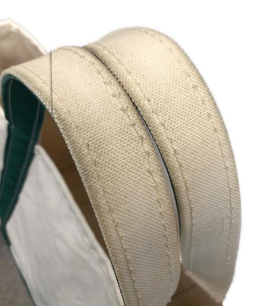 L.L.Bean（エルエルビーン）L.L.Bean (エルエルビーン) トートバッグ Boat and Tote Open-Top（ボート アンド トート オープン-トップ） アイボリー×グリーン サイズ:実寸サイズにてご確認下さい。の古着・服飾アイテム