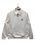 POLO RALPH LAURENポロ・ラルフローレン）の古着「ハーフジップスウェット」｜ホワイト