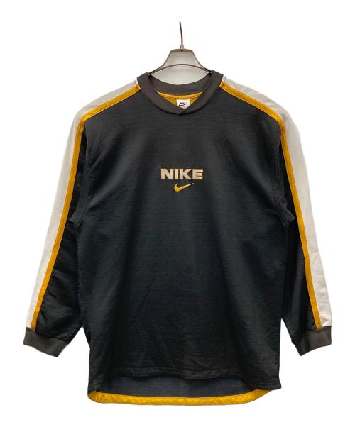 NIKE（ナイキ）NIKE (ナイキ) スウェット ブラック×ホワイト×イエロー サイズ:XLの古着・服飾アイテム