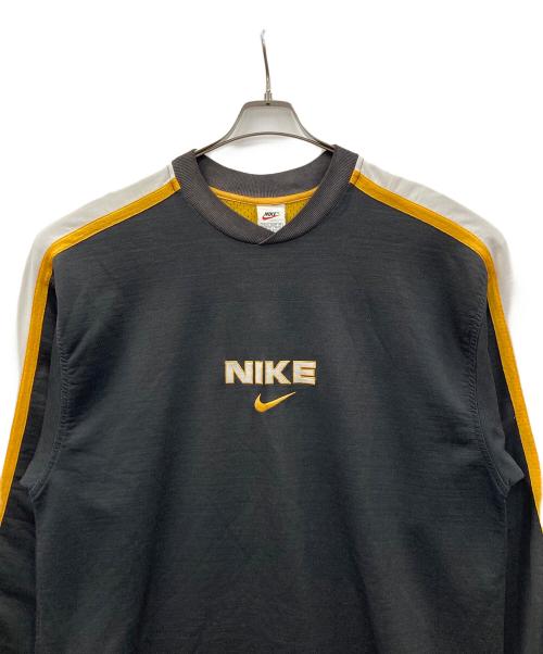 NIKE（ナイキ）NIKE (ナイキ) スウェット ブラック×ホワイト×イエロー サイズ:XLの古着・服飾アイテム