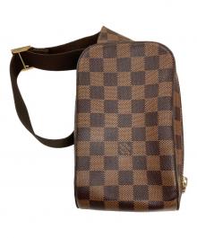 LOUIS VUITTON（ルイ ヴィトン）の古着「ボディーバッグ ジェロニモス ダミエ」｜ブラウン