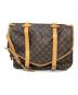 LOUIS VUITTON（ルイ ヴィトン）の古着「ショルダーバッグ ソミュール 43」｜ブラウン