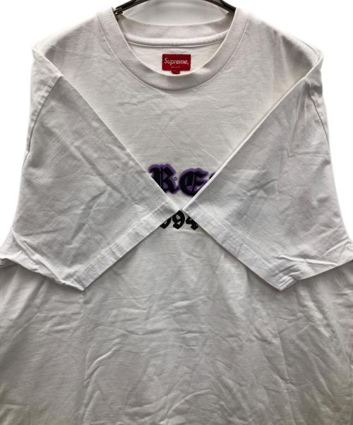SUPREME（シュプリーム）SUPREME (シュプリーム) 半袖シャツ 刺繍ロゴ ホワイト サイズ:XLの古着・服飾アイテム
