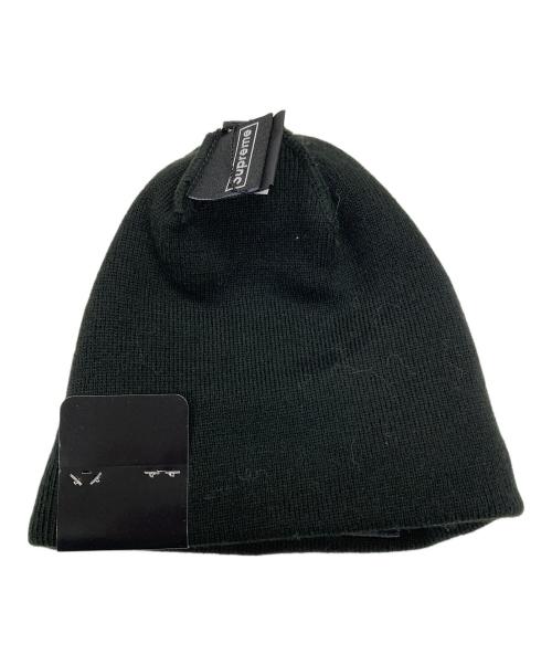 New Era（ニューエラ）New Era (ニューエラ) Supreme (シュプリーム) ニット帽 ブラック サイズ:実寸サイズにてご確認ください。 未使用品の古着・服飾アイテム