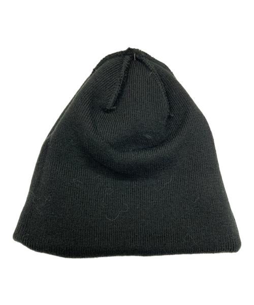 New Era（ニューエラ）New Era (ニューエラ) Supreme (シュプリーム) ニット帽 ブラック サイズ:実寸サイズにてご確認ください。 未使用品の古着・服飾アイテム