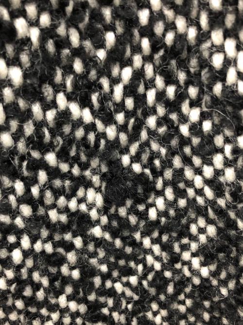 HIROKO KOSHINO（ヒロコ コシノ）HIROKO KOSHINO (ヒロコ コシノ) ショートコート ブラック×ホワイト サイズ:L～LLの古着・服飾アイテム