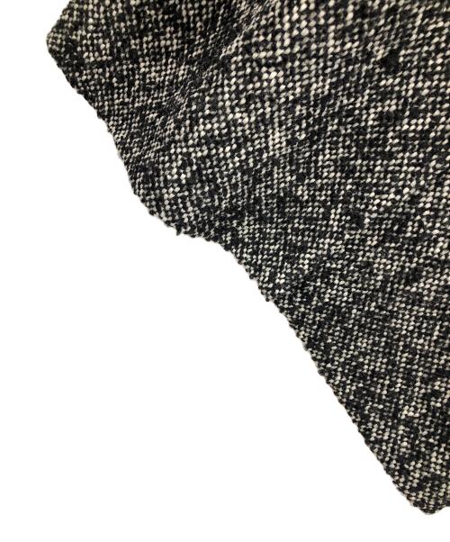 HIROKO KOSHINO（ヒロコ コシノ）HIROKO KOSHINO (ヒロコ コシノ) ショートコート ブラック×ホワイト サイズ:L～LLの古着・服飾アイテム