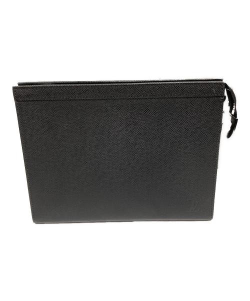 LOUIS VUITTON（ルイ ヴィトン）LOUIS VUITTON (ルイ ヴィトン) クラッチバッグ ポシェット・ヴォワヤージュMM ブラック サイズ:実寸サイズにてご確認ください。の古着・服飾アイテム