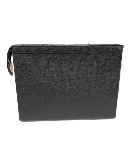 LOUIS VUITTON（ルイ ヴィトン）LOUIS VUITTON (ルイ ヴィトン) クラッチバッグ ポシェット・ヴォワヤージュMM ブラック サイズ:実寸サイズにてご確認ください。の古着・服飾アイテム