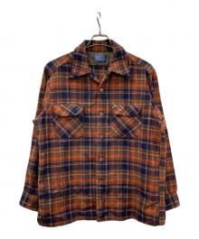 PENDLETON（ペンドルトン）の古着「ウールシャツ」｜ブラウン×ネイビー