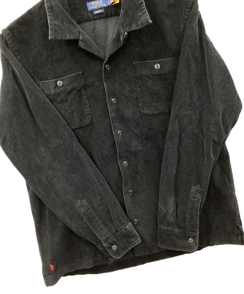 POLO RALPH LAUREN（ポロ・ラルフローレン）POLO RALPH LAUREN (ポロ・ラルフローレン) コーデュロイジャケット ブラック サイズ:LGの古着・服飾アイテム