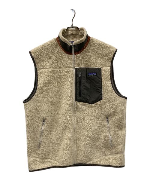 Patagonia（パタゴニア）Patagonia (パタゴニア) フリースベスト CLASSIC RETRO-X VEST（クラシックレトロXベスト） アイボリー サイズ:Lの古着・服飾アイテム