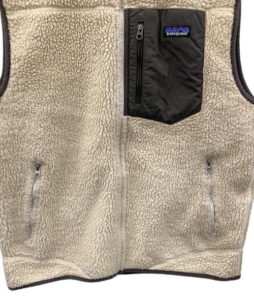 Patagonia（パタゴニア）Patagonia (パタゴニア) フリースベスト CLASSIC RETRO-X VEST（クラシックレトロXベスト） アイボリー サイズ:Lの古着・服飾アイテム