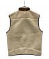 中古・古着 Patagonia (パタゴニア) フリースベスト CLASSIC RETRO-X VEST（クラシックレトロXベスト） アイボリー サイズ:L：7000円
