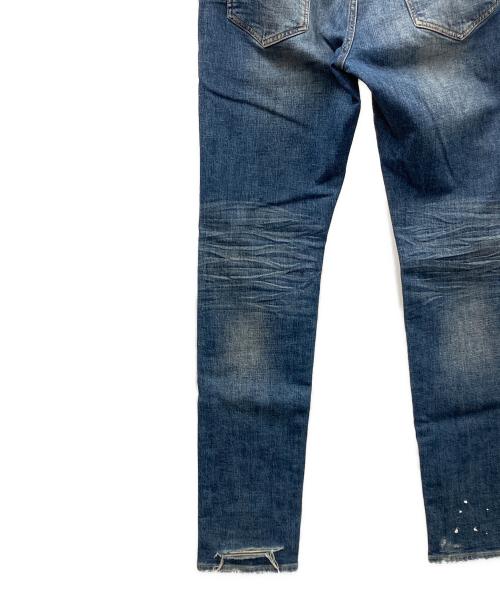 PURPLE（パープル）PURPLE (パープル) デニムパンツ インディゴ サイズ:実寸サイズにご確認ください。の古着・服飾アイテム