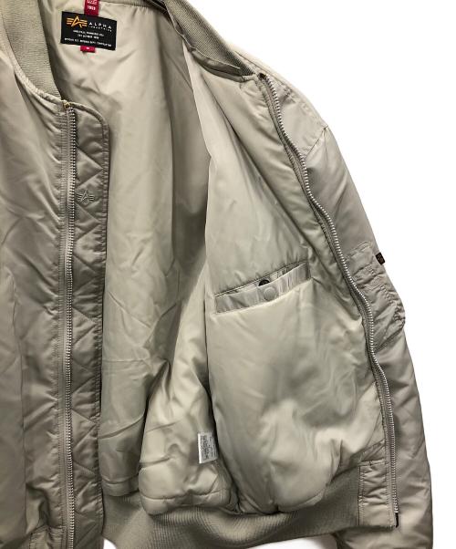 ALPHA（アルファ）ALPHA (アルファ) MA-1ジャケット グレー サイズ:Mの古着・服飾アイテム