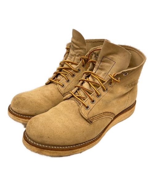 RED WING（レッドウィング）RED WING (レッドウィング) 6インチ クラシックラウンドブーツ ベージュ サイズ:USA 8 1/2の古着・服飾アイテム