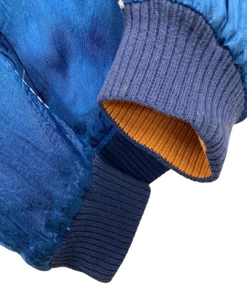 WAREHOUSE（ウエアハウス）WAREHOUSE (ウエアハウス) スカジャン 刺繍 ブルー×レッド サイズ:38の古着・服飾アイテム