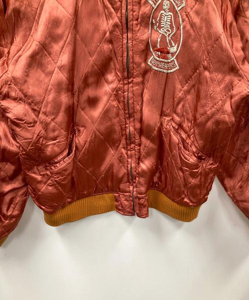 WAREHOUSE（ウエアハウス）WAREHOUSE (ウエアハウス) スカジャン 刺繍 ブルー×レッド サイズ:38の古着・服飾アイテム