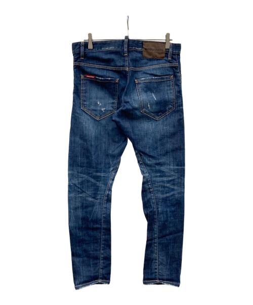 DSQUARED2（ディースクエアード）DSQUARED2 (ディースクエアード) スキニーデニムパンツ インディゴ サイズ:46の古着・服飾アイテム