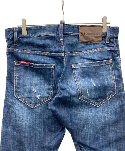 DSQUARED2（ディースクエアード）DSQUARED2 (ディースクエアード) スキニーデニムパンツ インディゴ サイズ:46の古着・服飾アイテム