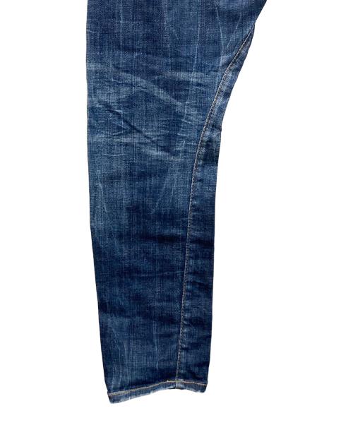 DSQUARED2（ディースクエアード）DSQUARED2 (ディースクエアード) スキニーデニムパンツ インディゴ サイズ:46の古着・服飾アイテム
