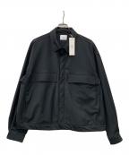 SUス）の古着「ジャケット ステッチウールジャケット」｜ブラック