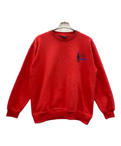 stussy（ステューシー）stussy (ステューシー) スウェット レッド サイズ:Lの古着・服飾アイテム