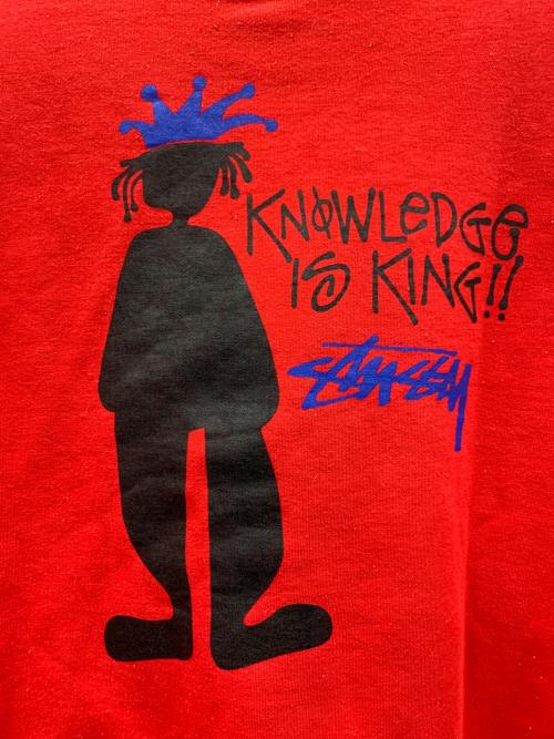 stussy（ステューシー）stussy (ステューシー) スウェット レッド サイズ:Lの古着・服飾アイテム